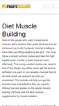 Mobile Screenshot of dietmusclebuilding.com